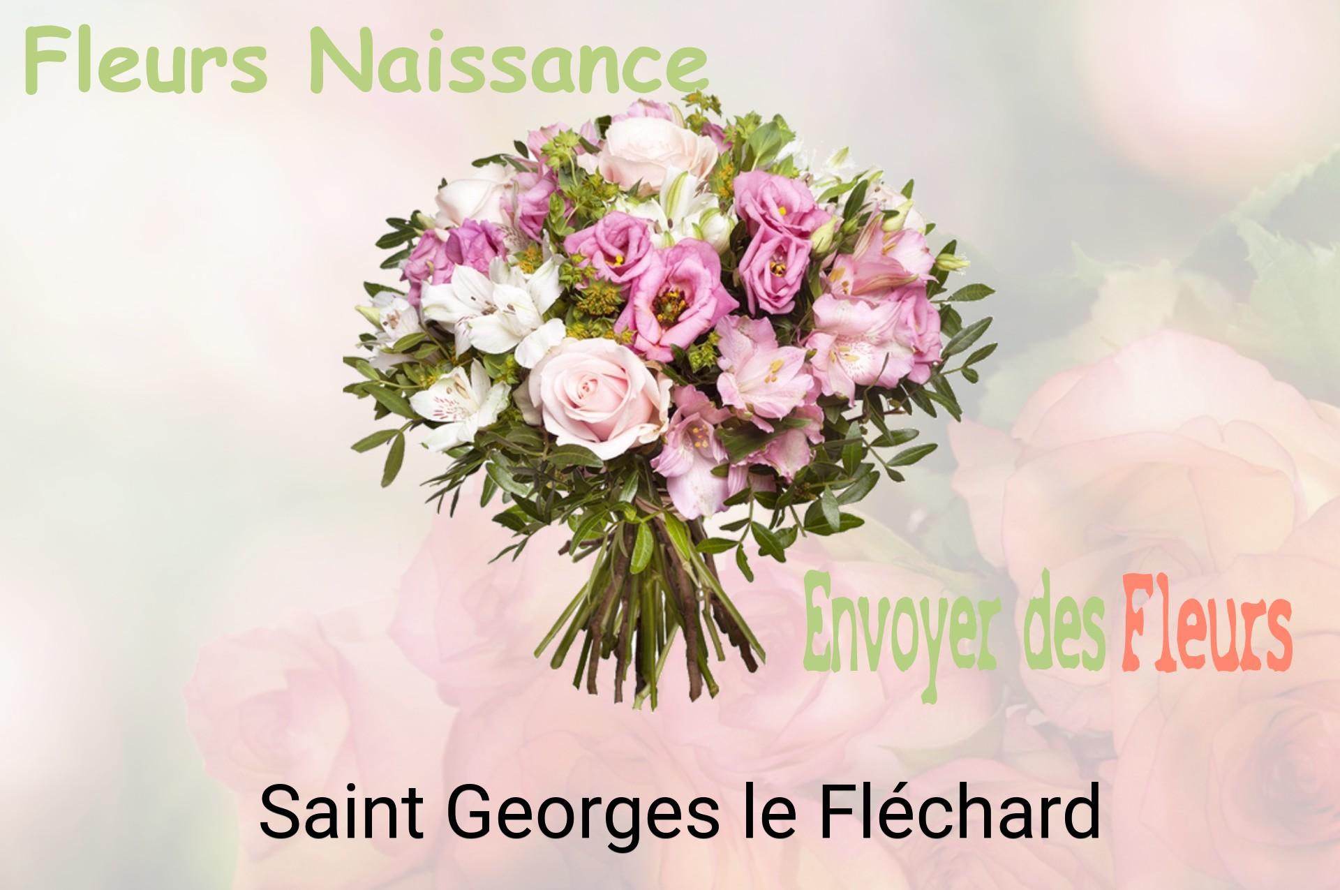 Bouquet de fleurs de naissance livré à Saint-Georges-le-Fléchard