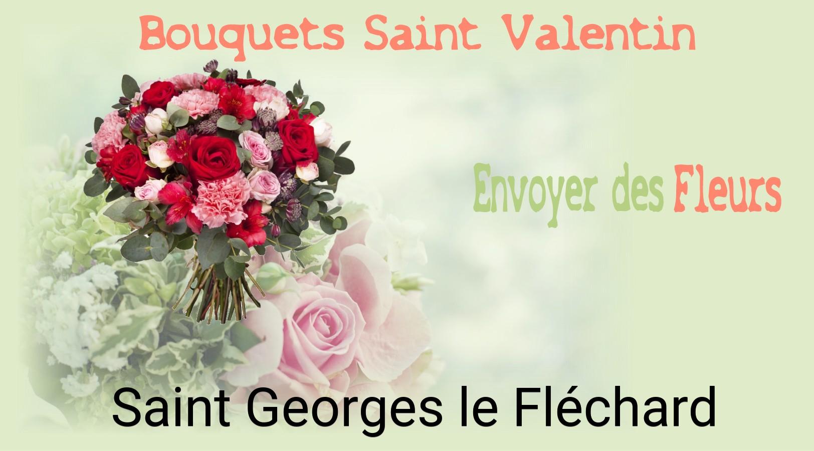 Roses de Saint-Valentin livrées à Saint-Georges-le-Fléchard